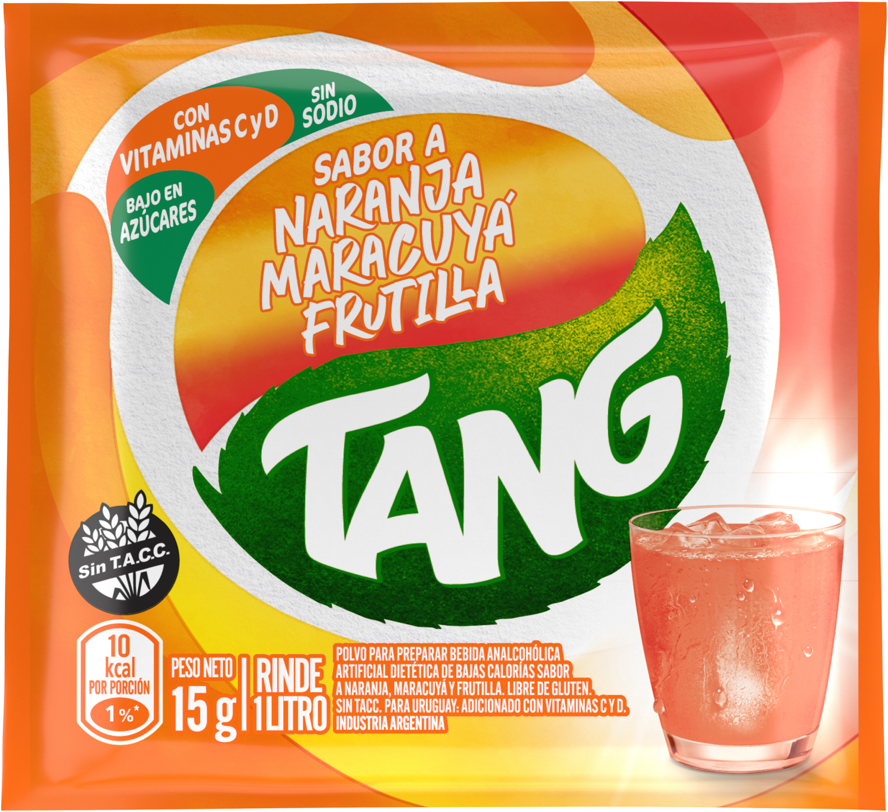 Tang Mix Naranja Frutilla Manzana - Nerilan Uruguay
